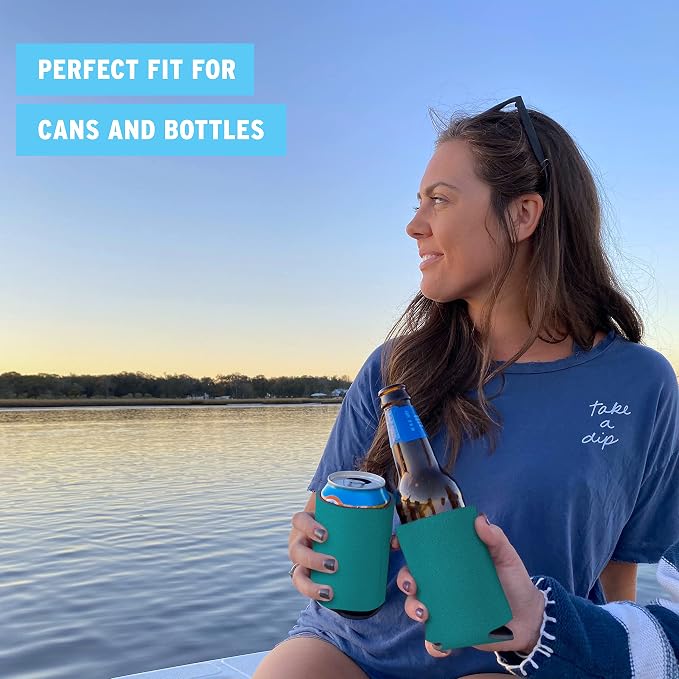 Blank Beer Can Coolers Sleeves Soft Insulated Beer Can Cooler Sleeves