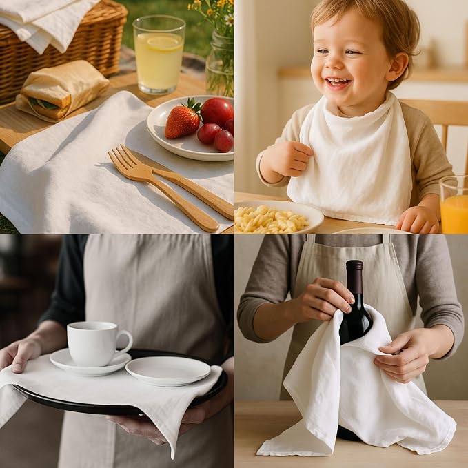 Thick Cotton Napkins – Flour Sack Napkin