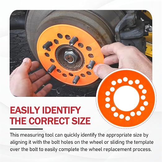 Wheel Bolt Pattern Template Tool, Lug Bolt Pattern Measuring Guides
