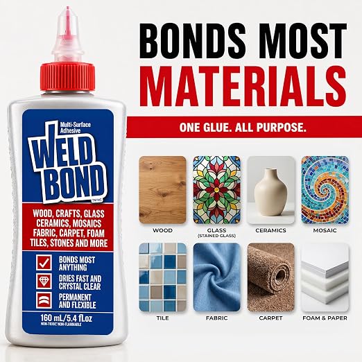Weldbond Multi-Surface Strong Glue – Fast Drying Glue