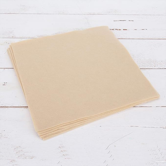 Threadart Cream Premium Felt Sheets