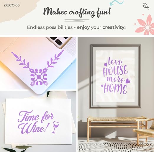 VViViD DECO65 Matte Pastel Lavender Permanent Adhesive Craft Vinyl