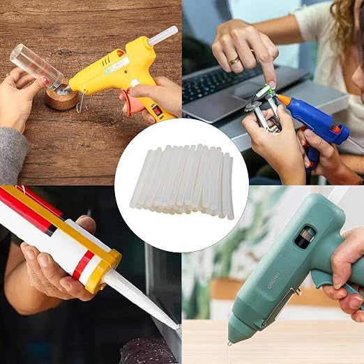 pson 40Pcs 3.94 x 0.27 Inch Hot Glue Sticks
