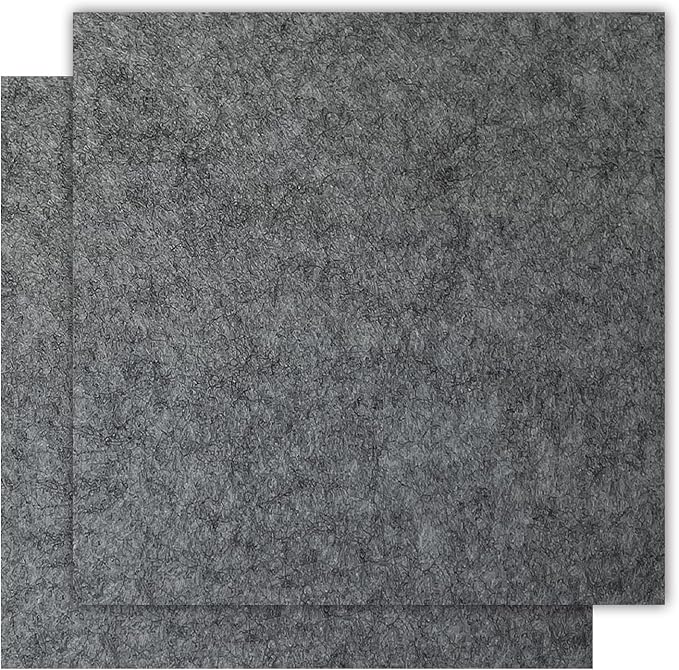 12" x 12" Felt Fabric Sheets for Crafts, Squares Felt Fabric Sheets, 1mm Thick