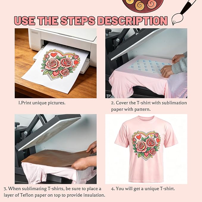 Joyclub 5 PCS Unisex Sublimation Blanks Bulk Polyester T Shirts