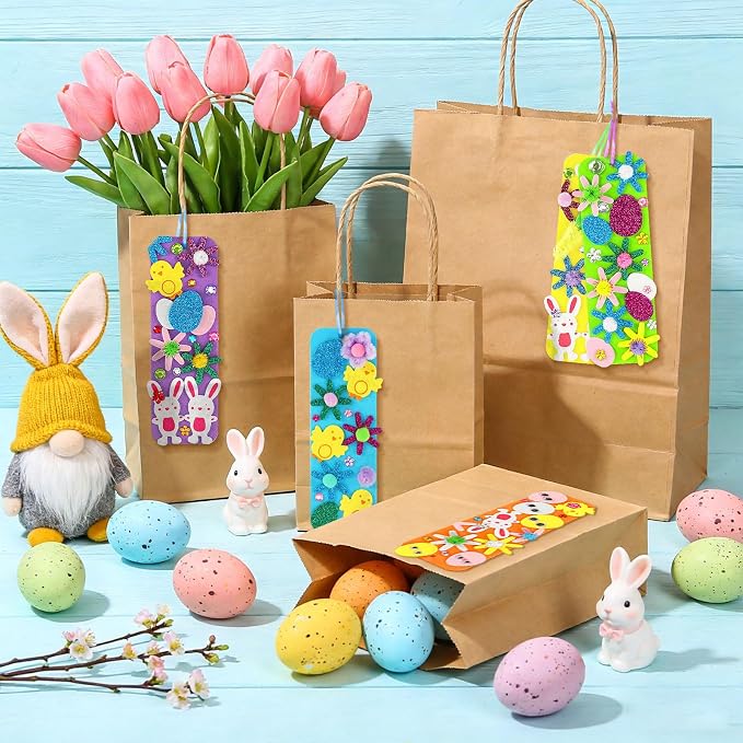 Easter Kids Craft Kit 36Sets Spring Foam Stickers Bookmark Ornament Decor | 36