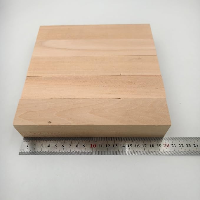 5PCS Basswood Carving Blocks, Whittling Wood Carving Kit, Unfinished Wooden
