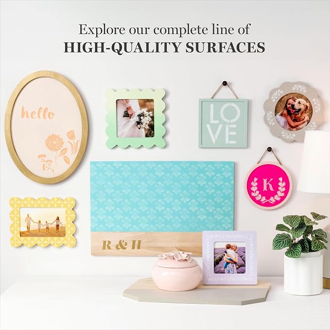 Martha Stewart, Circle and Square Wood Plaque Set