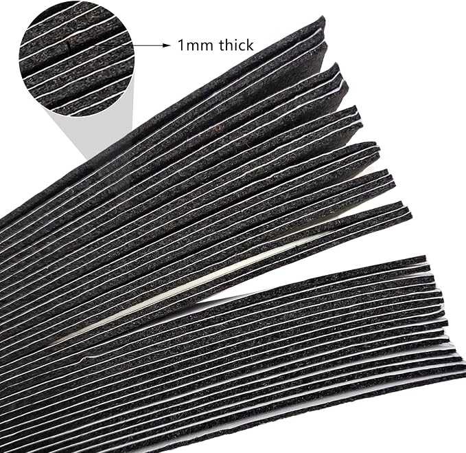 Jtnohx Self Adhesive Felt Sheets, Sticky Fabric Square