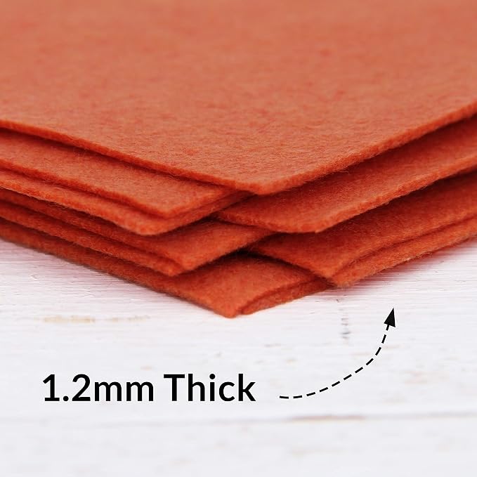 Threadart Rust Premium Felt Sheets