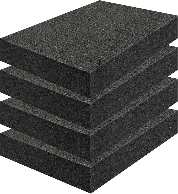 PINGMIC 4 Pack Gun Case Foam inserts