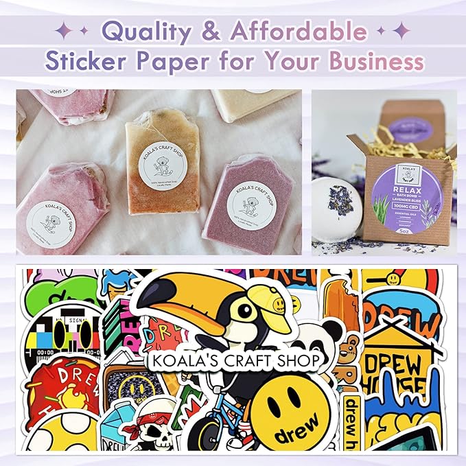 Koala Printable Vinyl Sticker Paper
