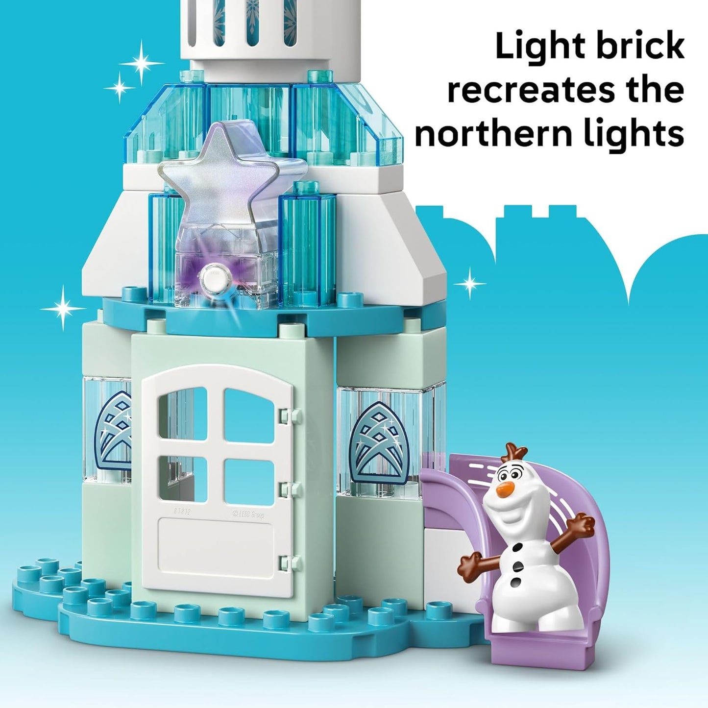LEGO DUPLO Disney Anna and Elsa’s Frozen Castle Party - Toddler Toy for Girls and Boys 2+ - Building Blocks for Pretend Play and Sensory Development - Preschool Learning Gift for Kids - 10455