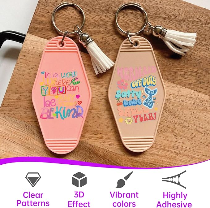 48PCS UV DTF Stickers Positive Quotes Sticker