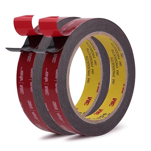 3M Double Sided Tape, Heavy Duty, 3/4” x 18Ft, 2 Pack | Very High Bonding