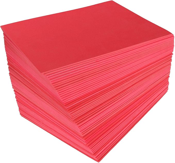 LANIAKEA Red EVA Foam Sheets 9x12 Inch