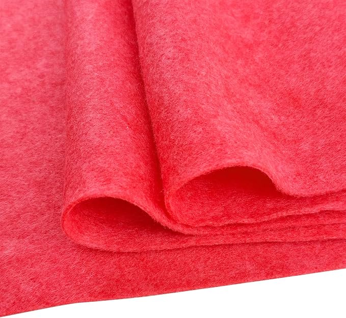 Jtnohx Color Felt, 1 Square Yard Felt Fabric, 1.4mm Thickness Flexible Craft