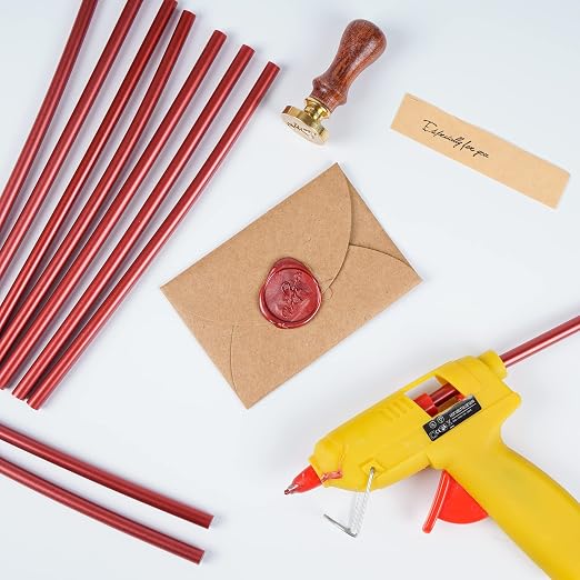 10 Pieces Sealing Wax Glue Sticks, 8 Inch Long Mini Hot Glue Gun Sticks