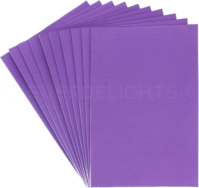 CleverDelights Purple Foam Sheets