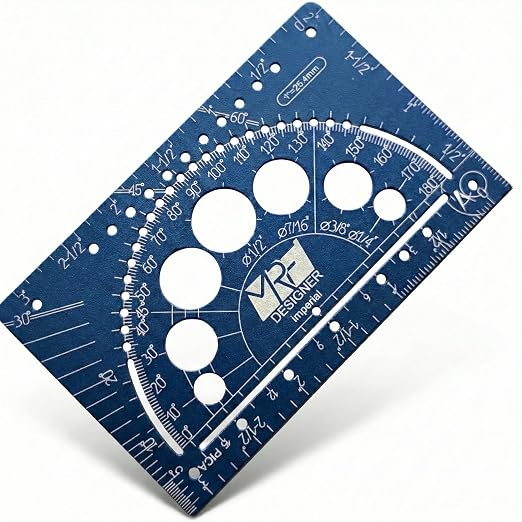 Designer – 15-in-1 Credit Card Multitool Ruler – Aluminium Wallet Multitool Card