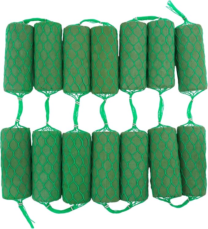 Prashent 9.2FT 14 Piece Floral Wet Foam Garland