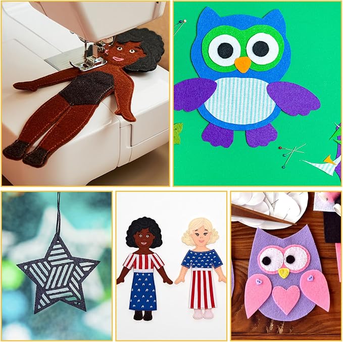 60PCS Felt Sheets Fabric