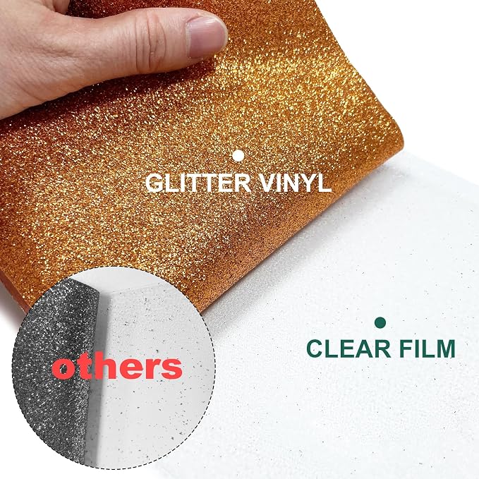 Glitter HTV Heat Transfer Vinyl Rolls
