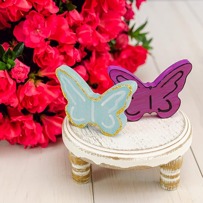 Chunky Butterfly Cutout 4-inch, 1/2 inch Thick, Unfinished Wood Crafts