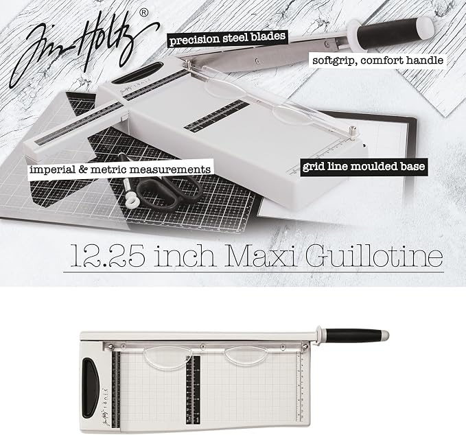 Tonic Studios Tim Holtz 12.25" Maxi Guillotine Paper Cutter