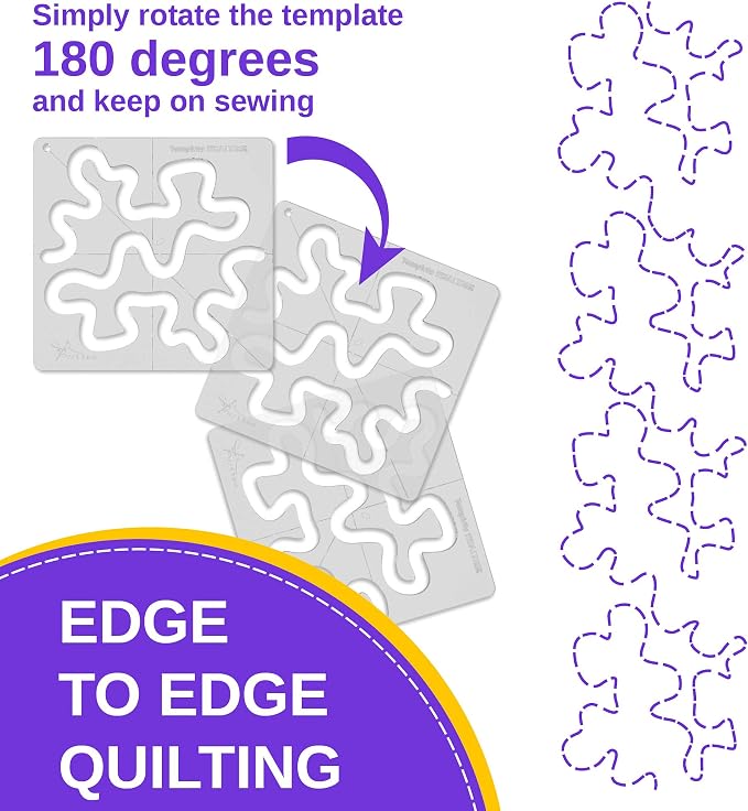 Meander Quilting Ruler Template