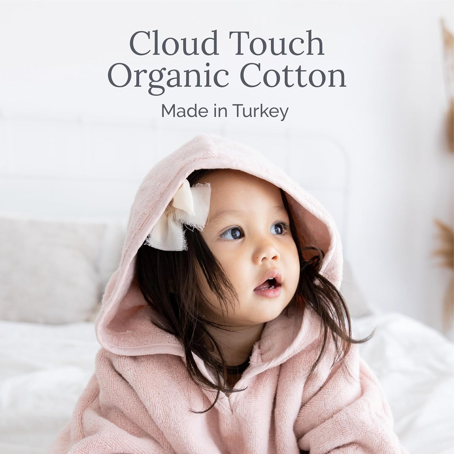 Natemia Towel Poncho Kids (Ochre) - 100% Organic Turkish Cotton - Machine Washable Poncho Towel for Girls, Boys- for Sensitive Skin - Toddler Hooded Beach Towels - Perfect Baby Registry Gift (2-3T)