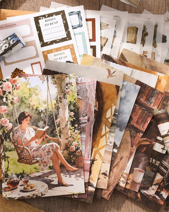 Aesthetic Scrapbooking Stickers Supplies
