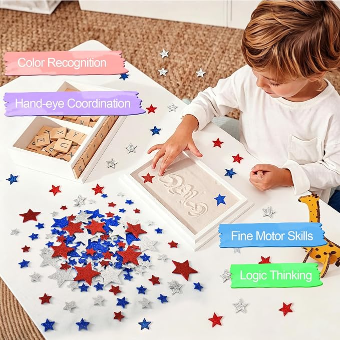 BEISHIDA 1020 PCS Glitter Foam Stickers