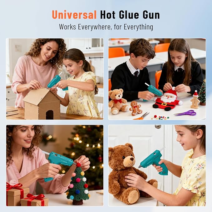 Katerk 3.7V Cordless Hot Glue Gun Kit