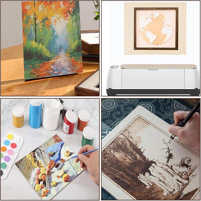 Unfinished Wood Pieces, Thin Plywood Wood Sheets