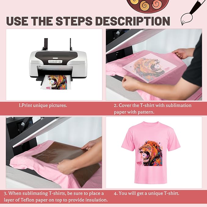 Joyclub 5 PCS Unisex Sublimation Blanks Bulk Polyester T Shirts