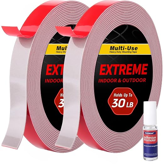 PHIXBEAR Super Strong Adhesion, Heavy Duty Double Sided Tape, Waterproof