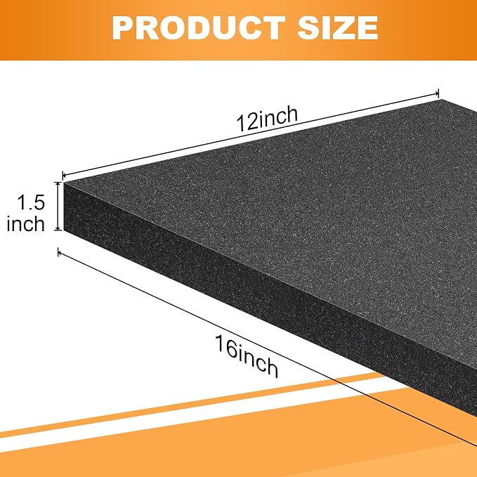 Eunice 6Pcs Polyurethane Foam Sheets