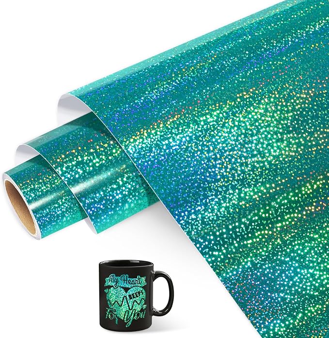 WRAPXPERT Holographic Green Permanent Vinyl