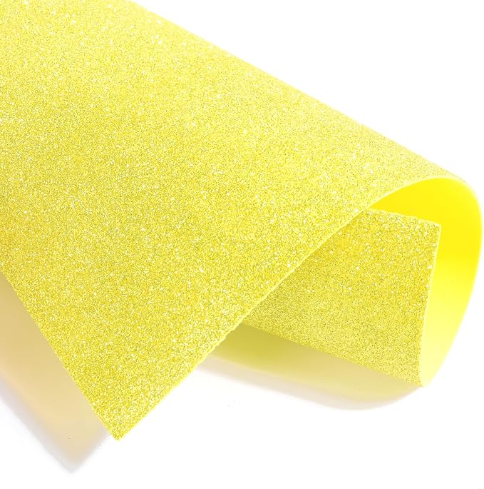 10 Sheets Glitter Cardstock Paper Self-adhesive Backs 30 X 20cm A4 Paper