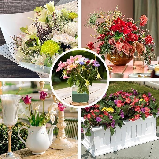 Prashent 18 Pcs Floral Foam Blocks, DIY Craft Supplies