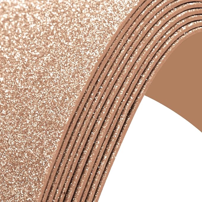 10 Pack Glitter Foam Sheets Craft 8 x 12 inch | Sparkles Foam Paper