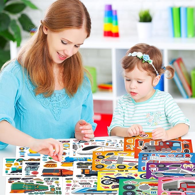 48 Sheets Create Vehicle of Dreams Stickers, Make Your Own Stickers