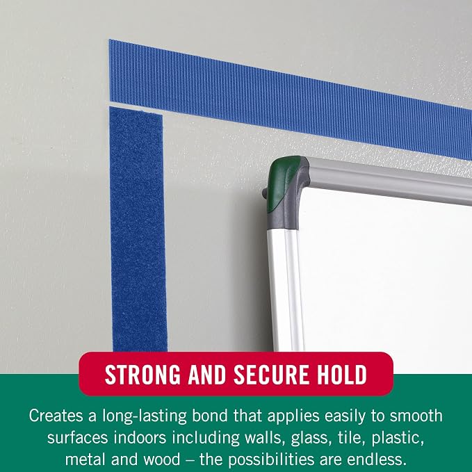 VELCRO Brand Colors | Blue Sticky Back Tape | 10ft Roll