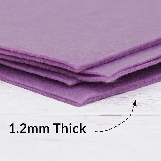 Threadart Lavender Premium Felt Sheets