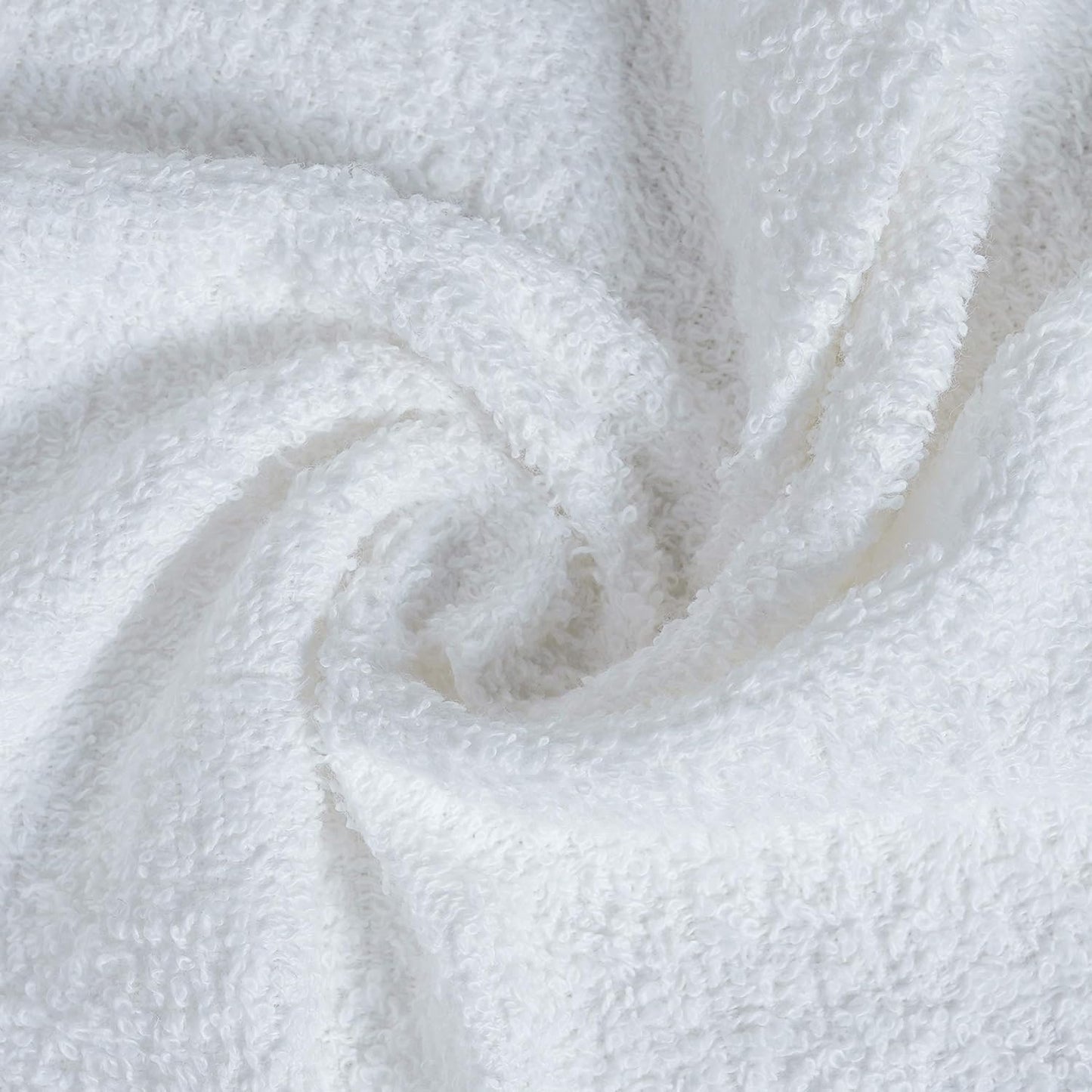 Softolle 100% Cotton Washcloths 24 Pack (12x12 Inches) Soft, Highly Absorbent Washcloth, Face Towels, Wash Cloths for Face, Ring Spun, Bulk Pack (Black/White)