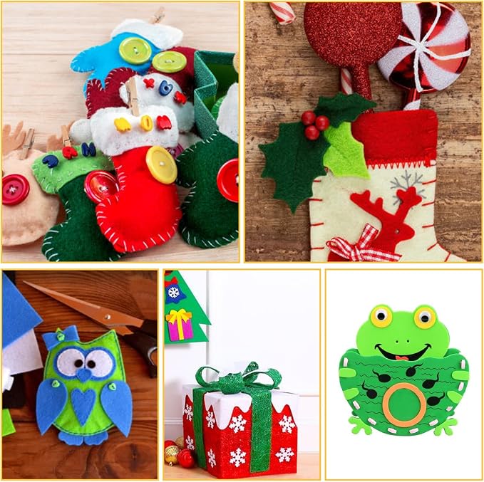 10Pcs Felt Sheets Fabric, 1mm | Polyester,