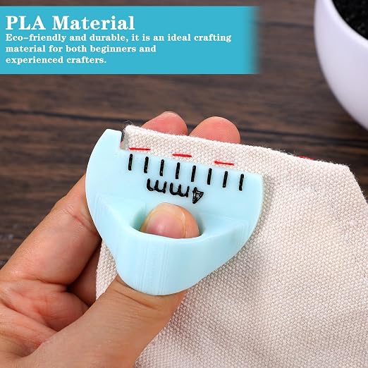 Finger Sewing Ruler, Quilting Templates, Hand Stitch Spacing Tool, Even