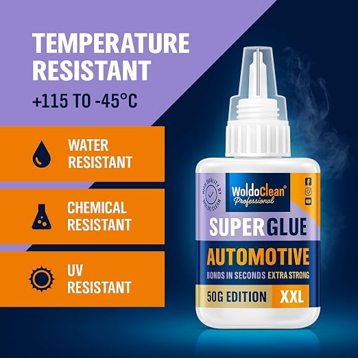 WoldoClean Super Glue for Cars and Trucks 50g