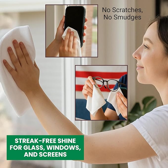 Dish Cloths Cotton| Kitchen Wash Cloth | Shop Towels Absorbent and Lint Free